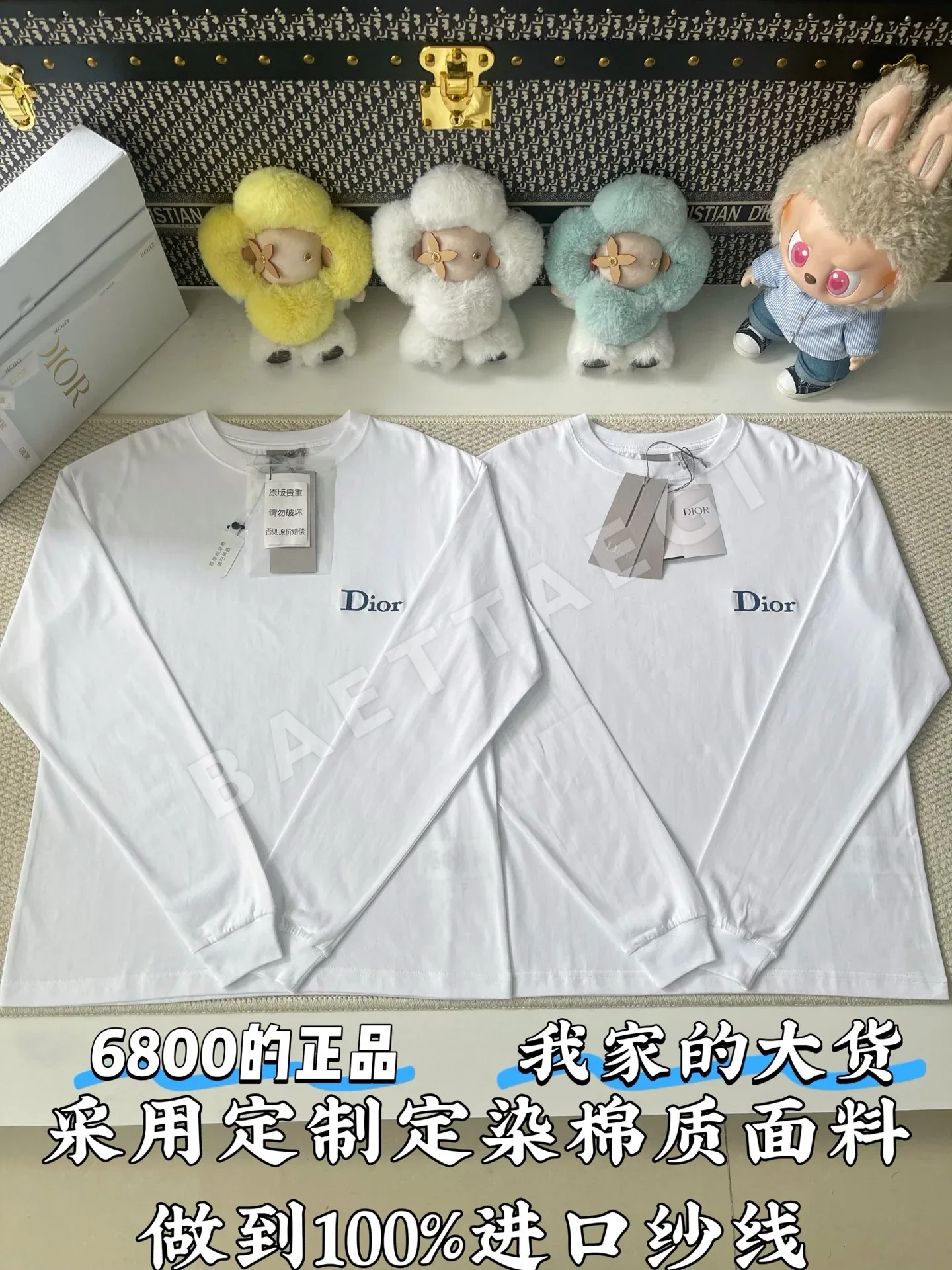 디올 자수 남성 반팔 티셔츠 166938