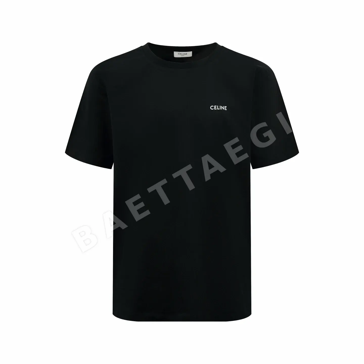 셀린느 레터 프린트 반팔 티셔츠 49352