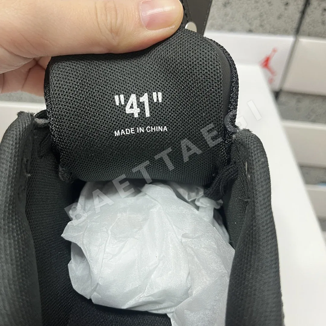 오프화이트 아웃 오브 오피스 OOO 로우 탑스 올블랙 202411 Off White Out Of Office OOO Low Tops 상세 이미지 3