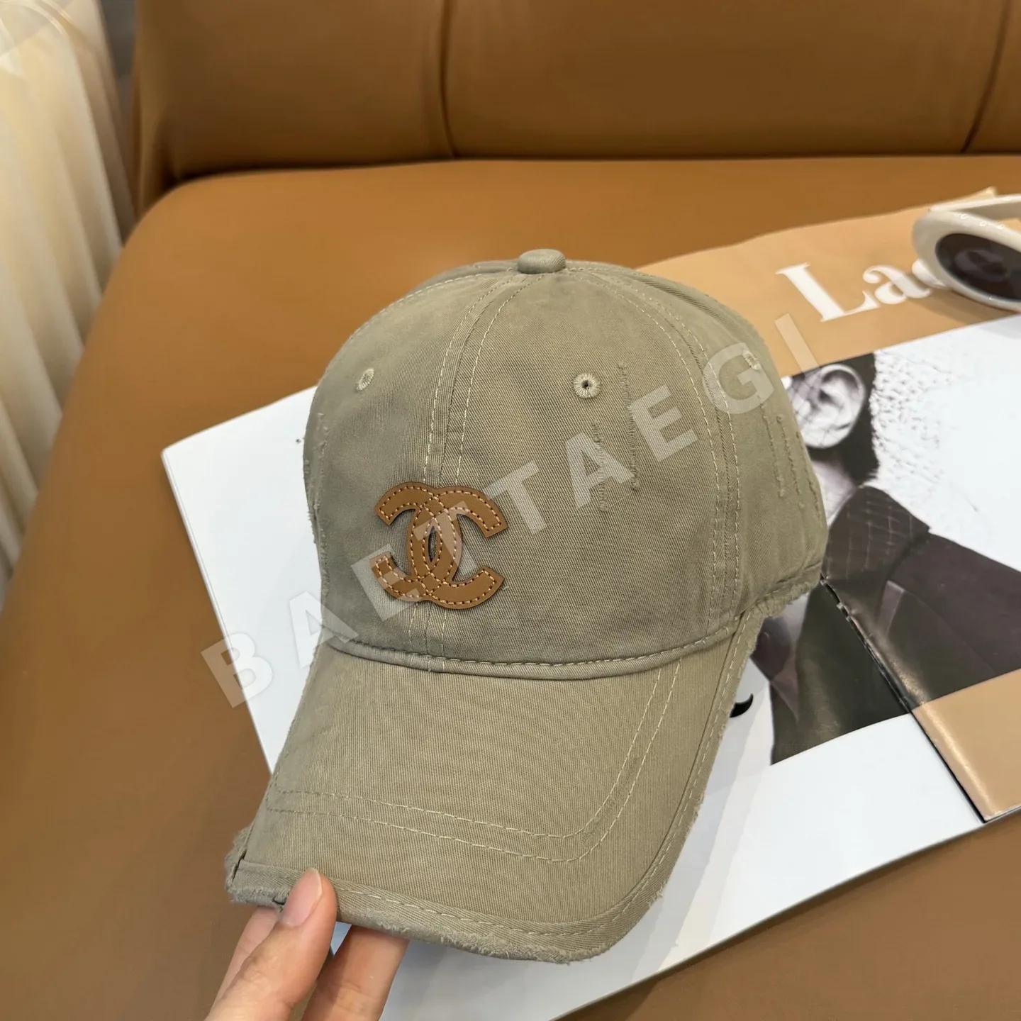 샤넬 로고 베이스볼 모자 상세 이미지 2