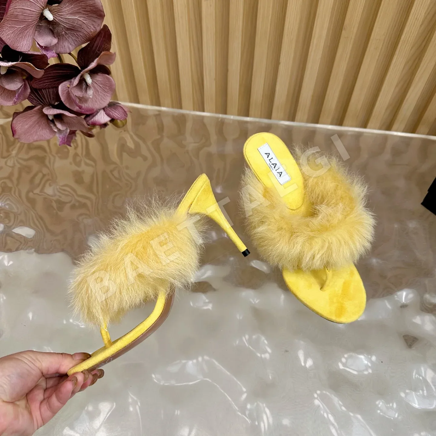 알라이아 웨지 샌들 상세 이미지 7