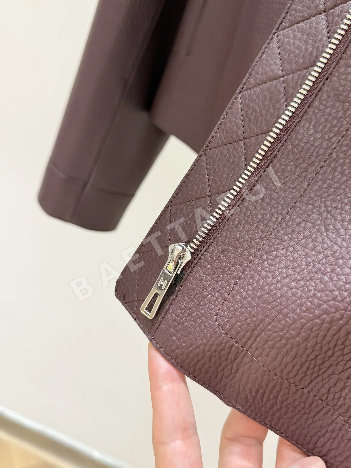에르메스 플라워 안감 염소가죽 여성 자켓 상세 이미지 6