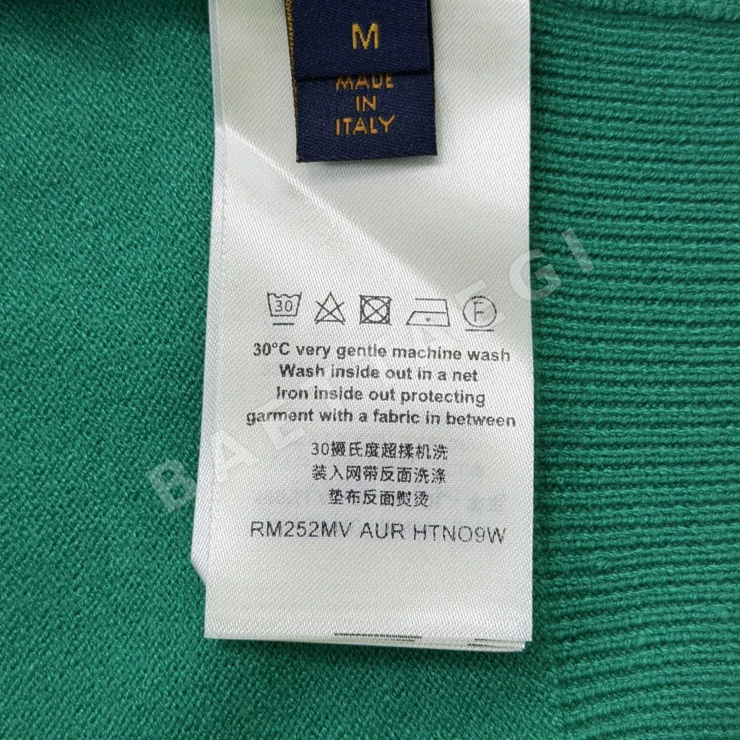 루이비통 스트라이프 브이넥 집업 가디건 상세 이미지 9