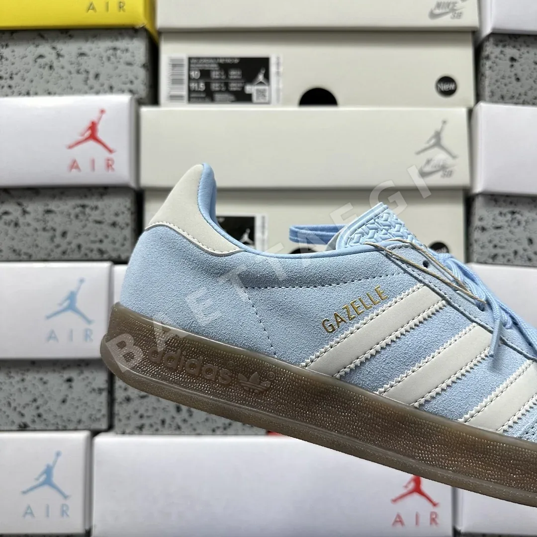 아디다스 [GOD] 가젤 인도어 JI2717 200824 Adidas Gazelle Indoor Clear Sky Off White 상세 이미지 8