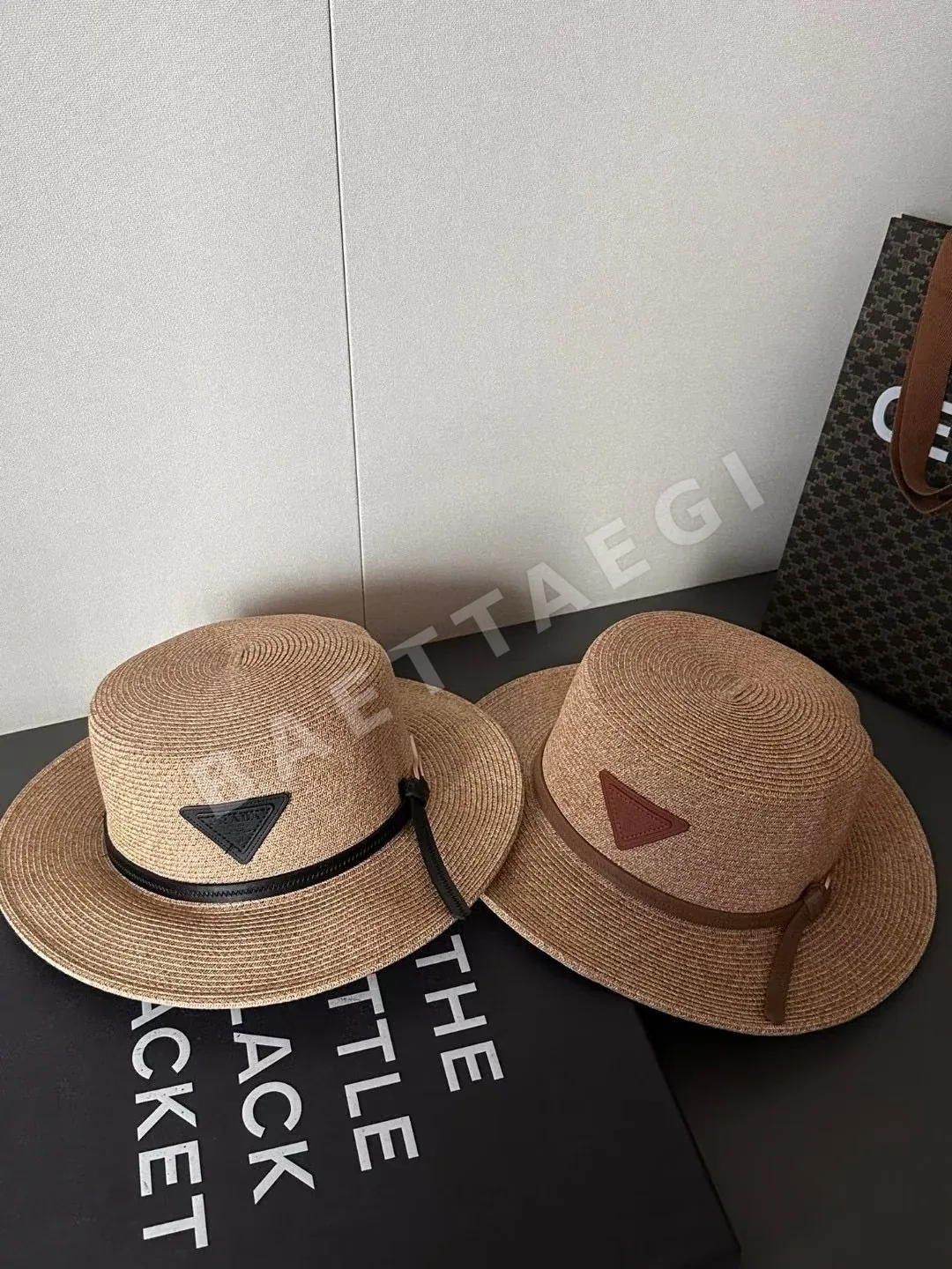 프라다 가죽 패치 루피 모자 상세 이미지 8