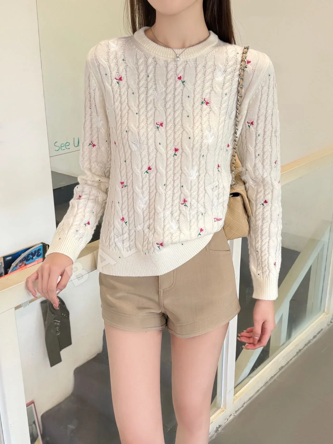 디올 여성 가디건 93446