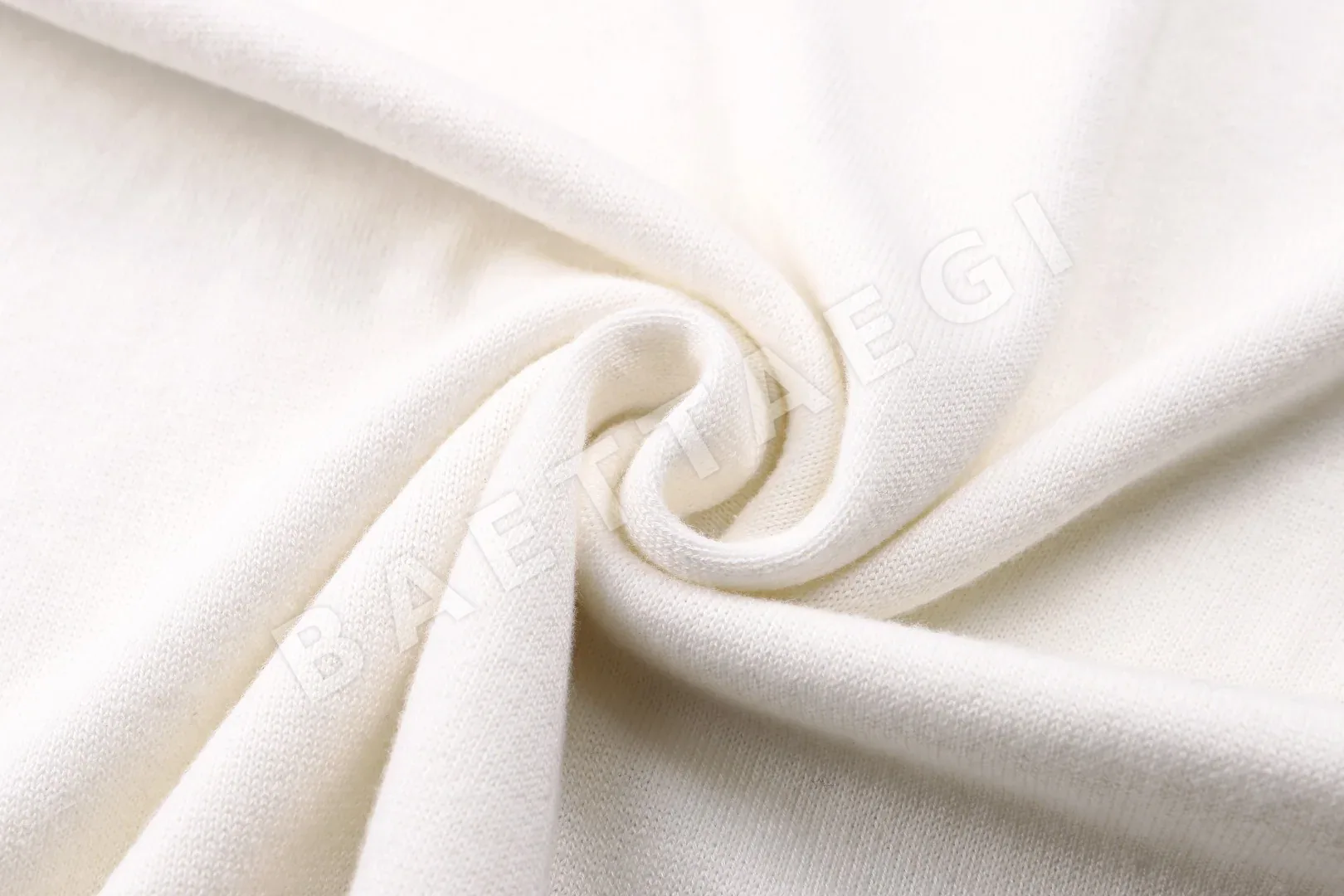 펜디 단색 로고 울 혼방 반팔 폴로셔츠 상세 이미지 8