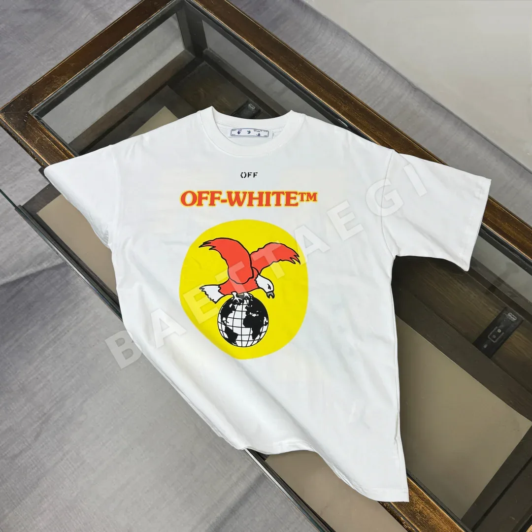 오프화이트 반팔 티셔츠 87255