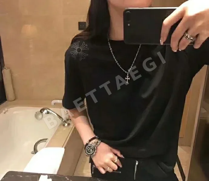크롬하츠 스톤 인레이 크로스 목걸이 상세 이미지 9