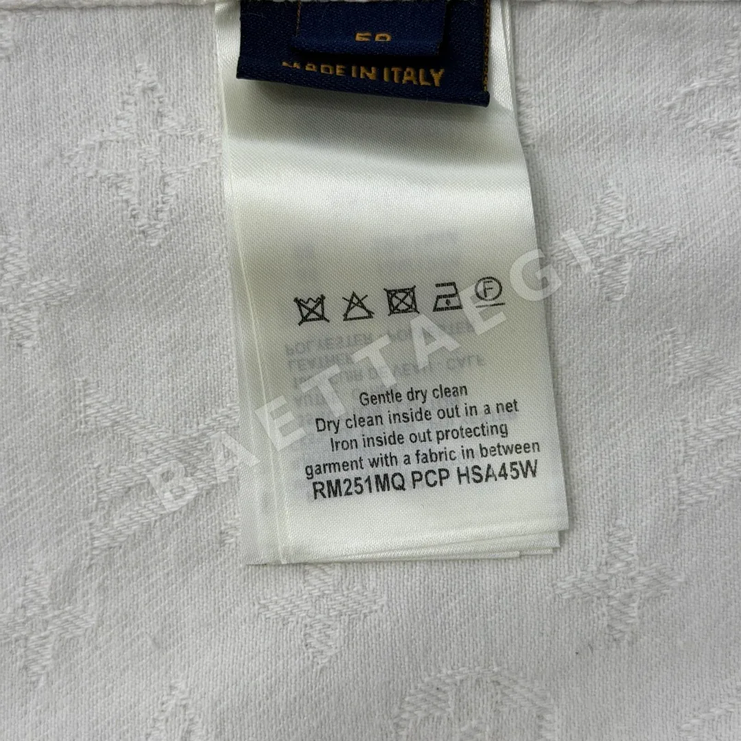 루이비통 모노그램 프린트 데님 셔츠 남성 상세 이미지 9