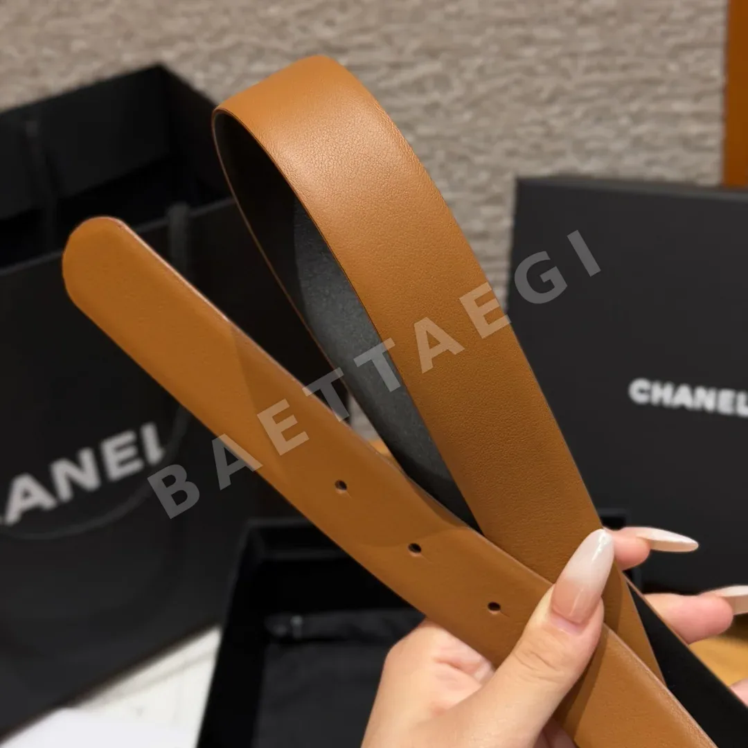샤넬 리버시블 카프스킨 버클 벨트 상세 이미지 8