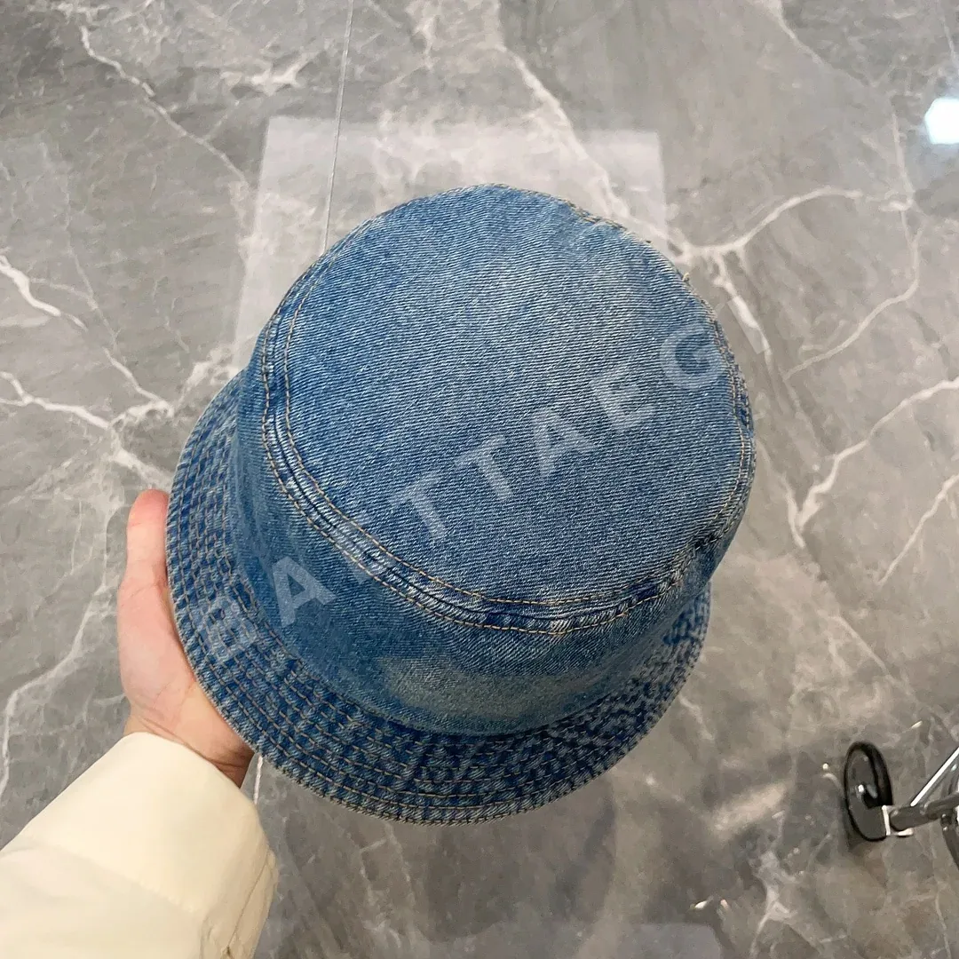 프라다 타이다이 데님 버킷 햇 상세 이미지 5