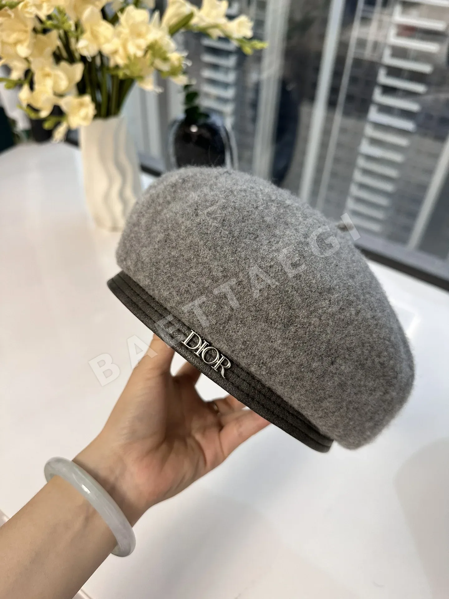 디올 울 트림 베레모 상세 이미지 6