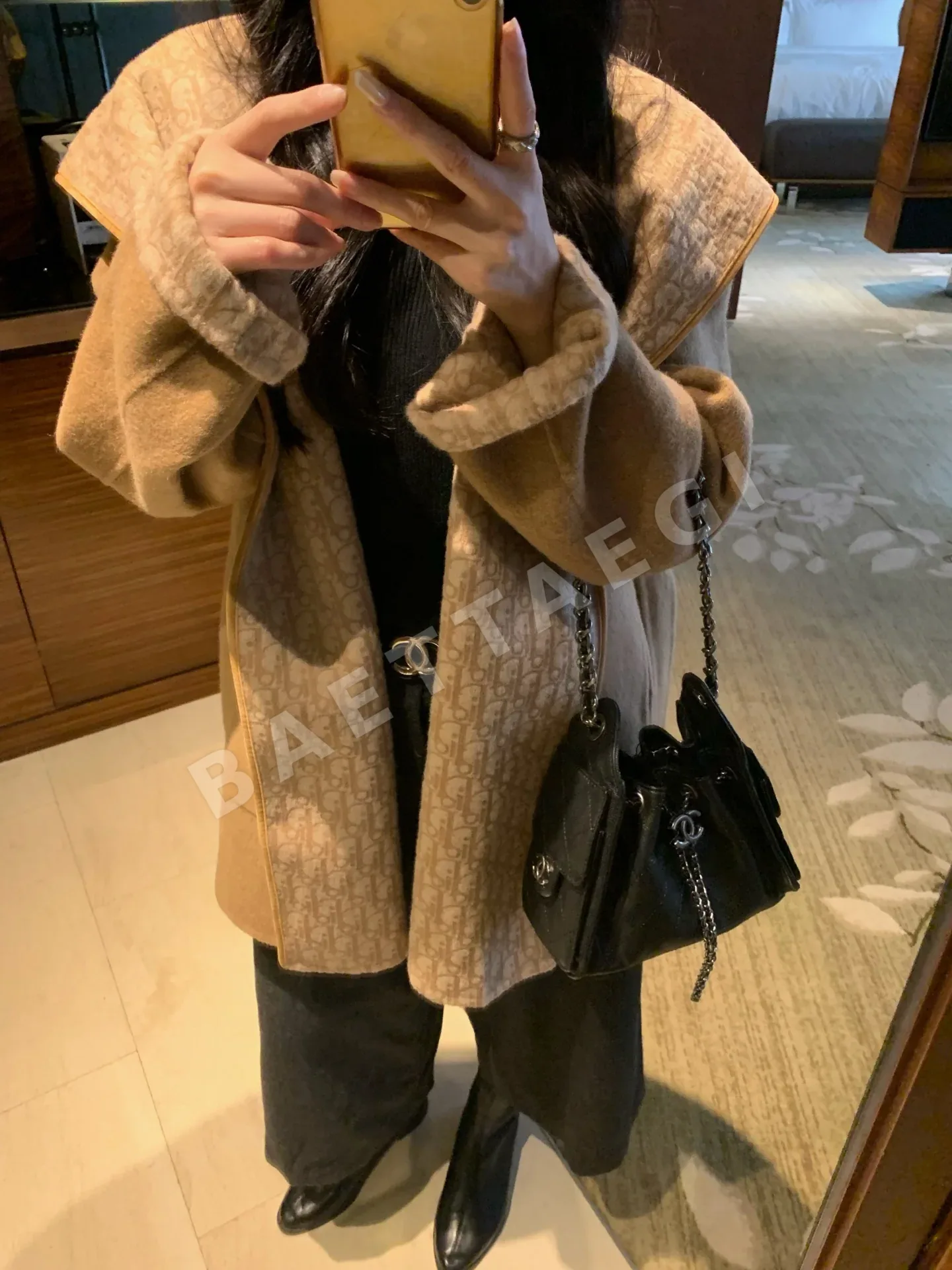 디올 캐시미어 울 모노그램 여성 자켓 202568