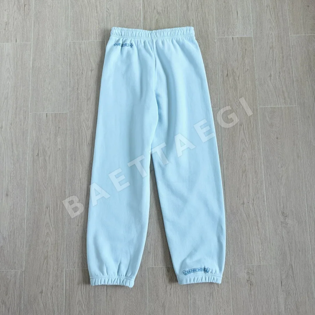 크롬하츠 블루 경량 플리스 여성 바지 상세 이미지 3