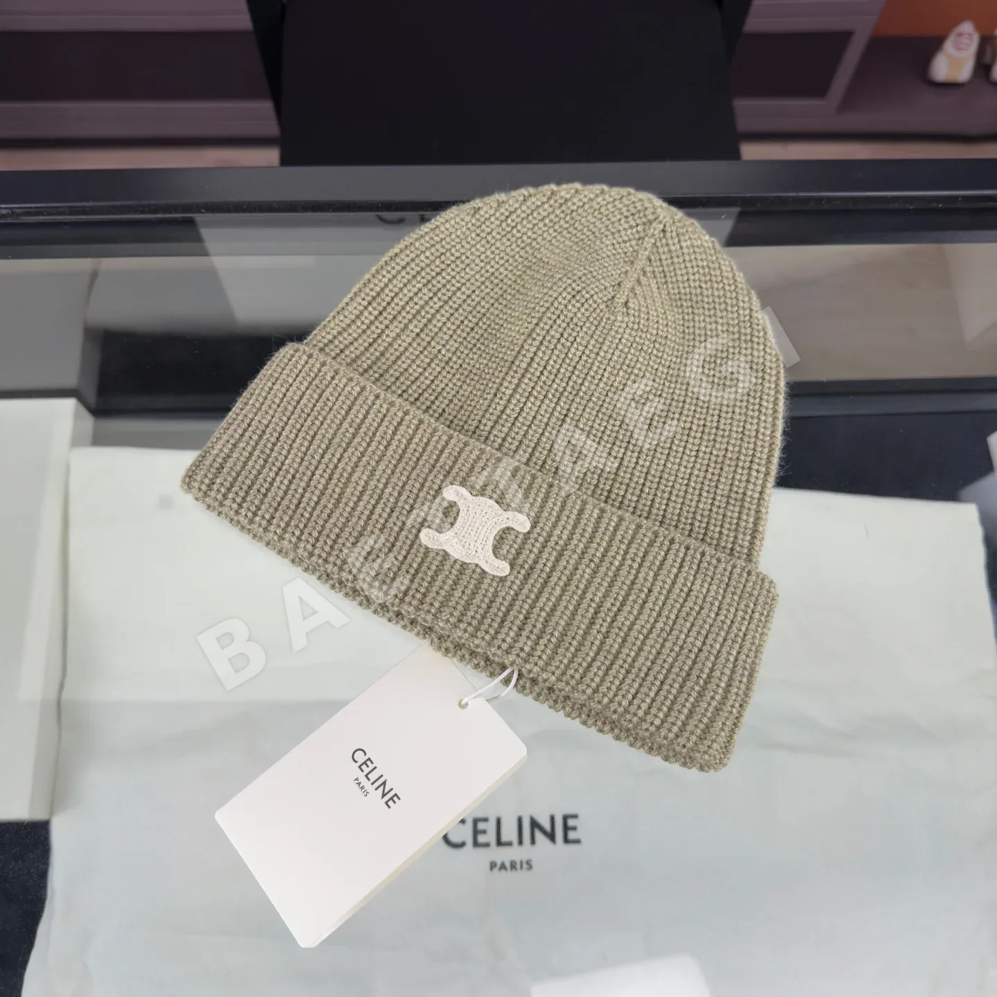 셀린느 울 니트 비니 모자 상세 이미지 7