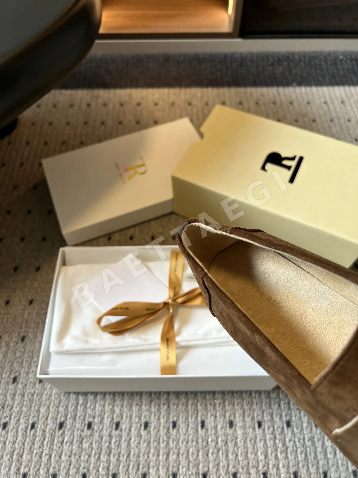 더로우 로퍼 넓은 장식 스트라이프 상세 이미지 8