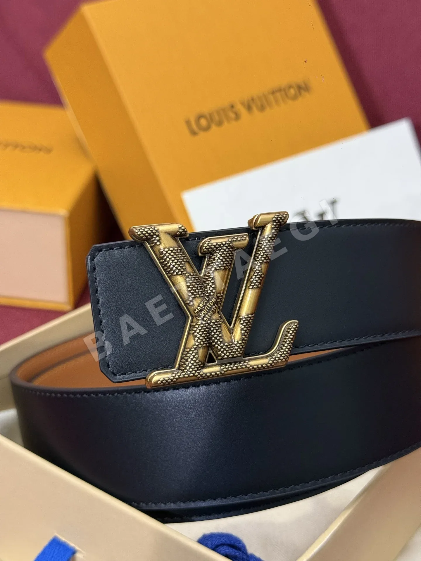루이비통 다미에 LV 리버시블 벨트 상세 이미지 6