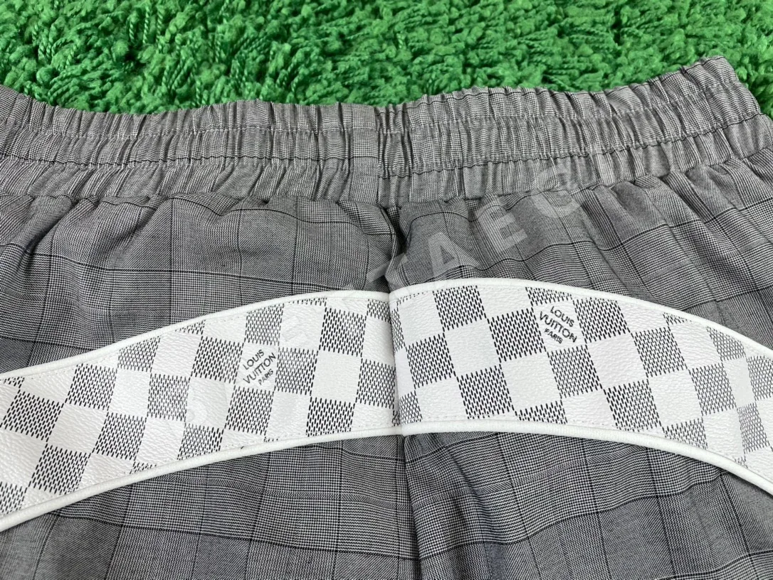 루이비통 체크 울 패치워크 반바지 4507 상세 이미지 8