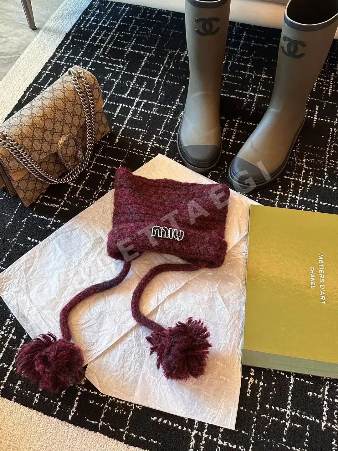 미우미우 모자 79420 Miu Miu Cap 상세 이미지 3
