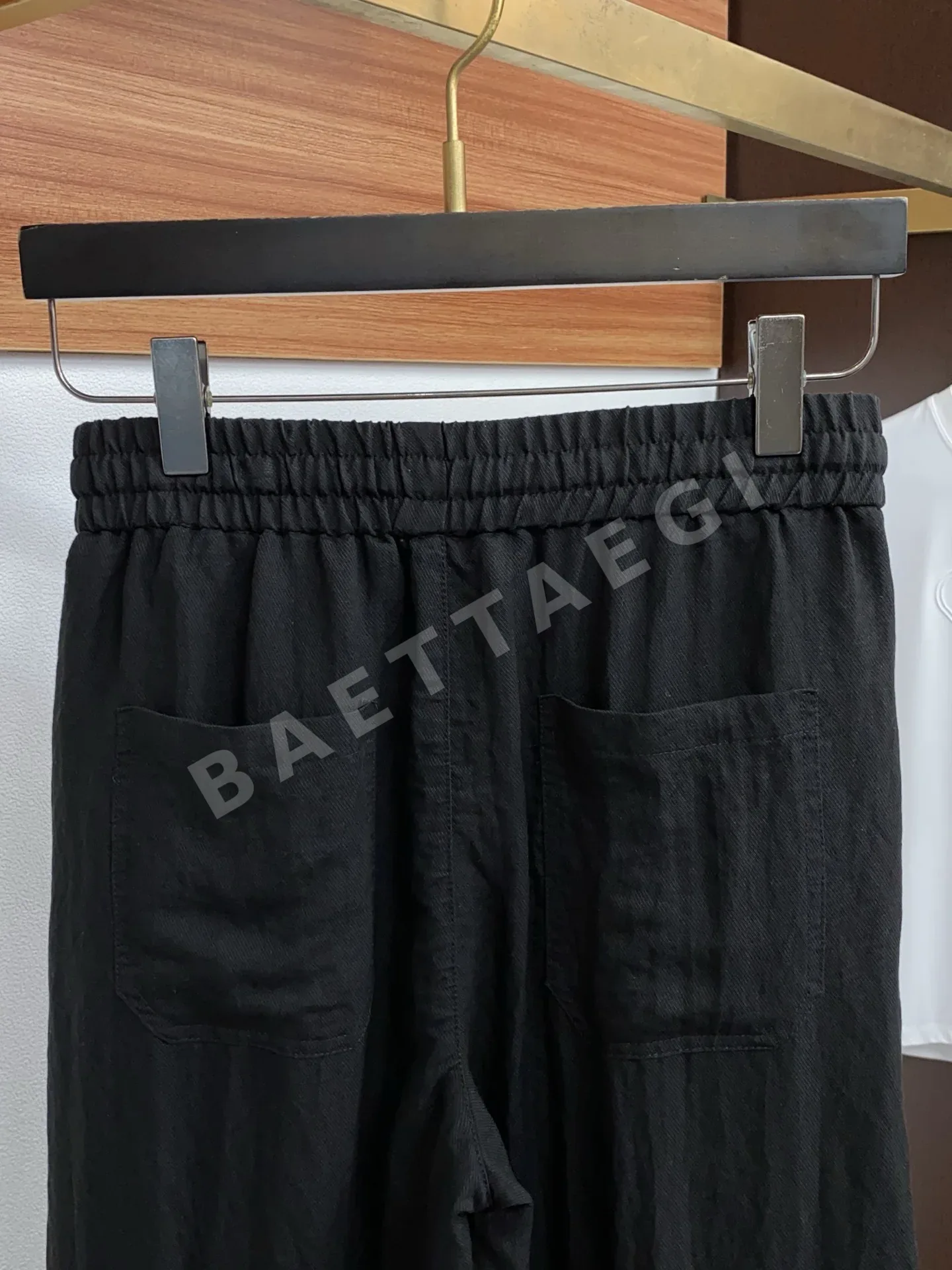 크롬하츠 린넨 와이드 레그 남성 바지 상세 이미지 9