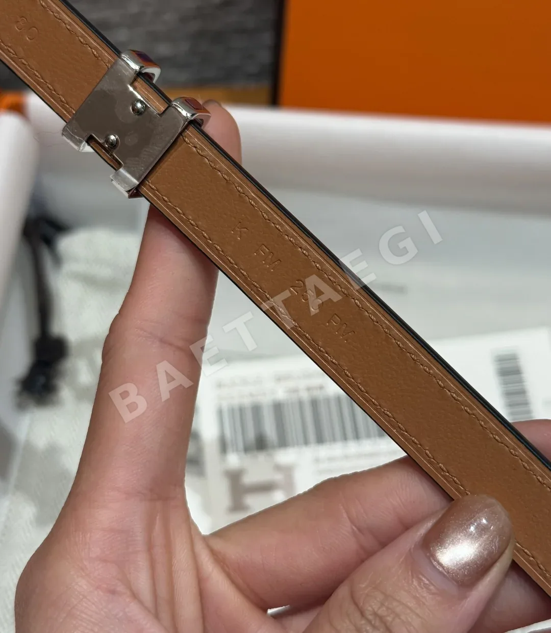 에르메스 에포손 카프 스킨 팝H 벨트 15mm 상세 이미지 7