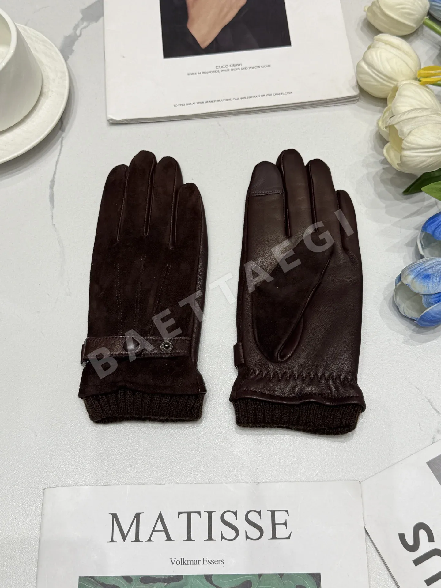 보테가베네타 램스킨 여성 장갑 상세 이미지 2