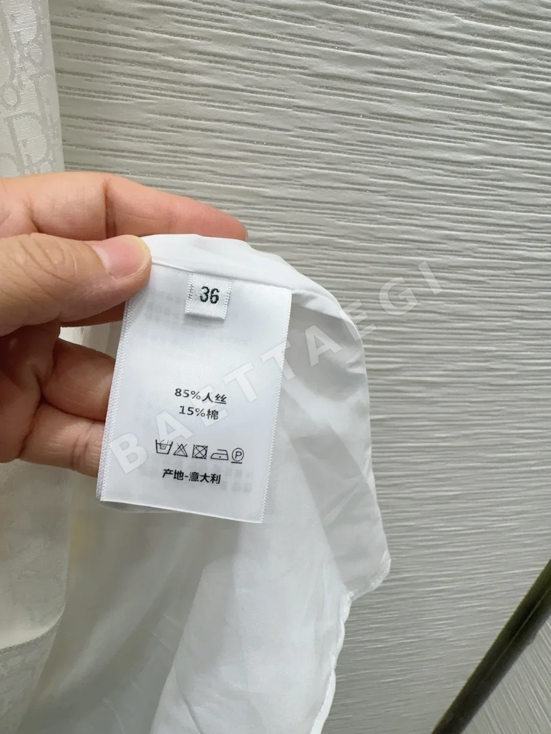 디올 로고 원피스 여성용 상세 이미지 9