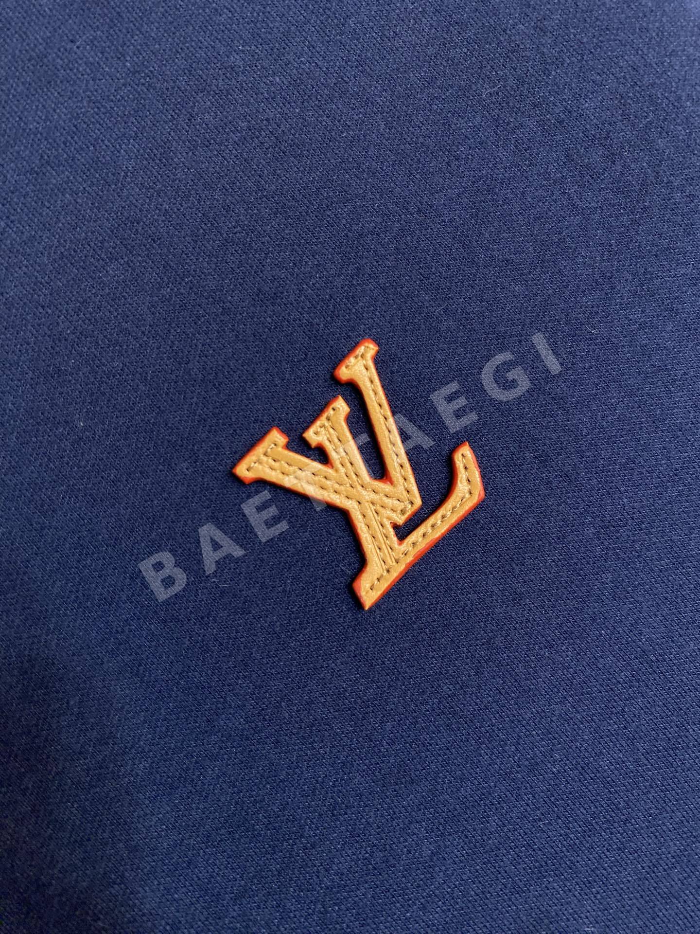 루이비통 LV 로고 지퍼업 후드 자켓 상세 이미지 5