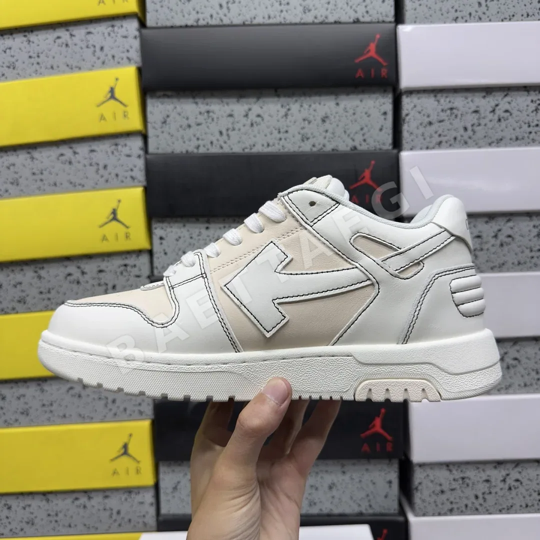 오프화이트 [KZ] 아웃 오브 오피스 OOO 로우 탑스 아이보리 202491 Off White Out Of Office OOO Low Tops 상세 이미지 7