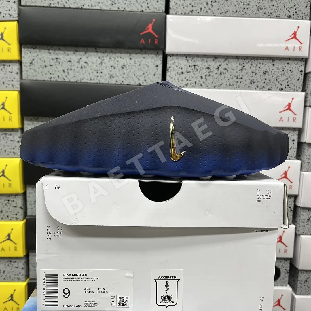 나이키 [GX] 마인드 001 슬라이드 HQ4307-400 201444 Nike Mind 001 Slide Blackened Blue Game