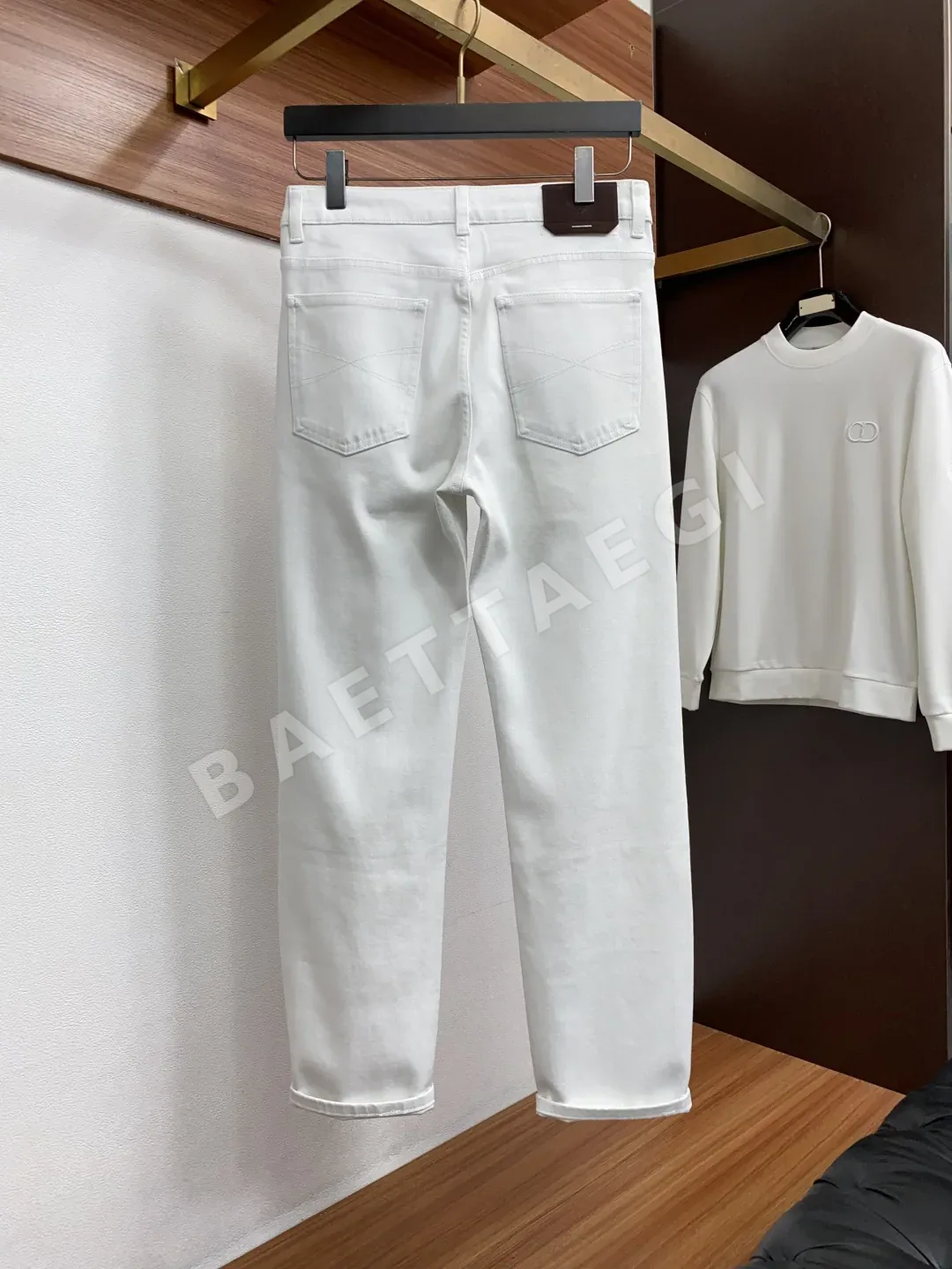 브루넬로쿠치넬리 슬림 스트레이트 데님 바지 상세 이미지 9
