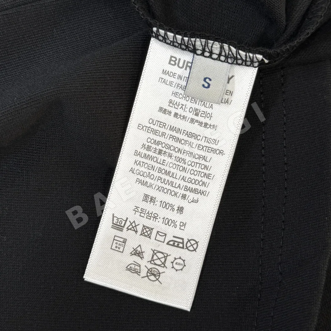 버버리 워호스 체크 패치워크 반팔 티셔츠 상세 이미지 8