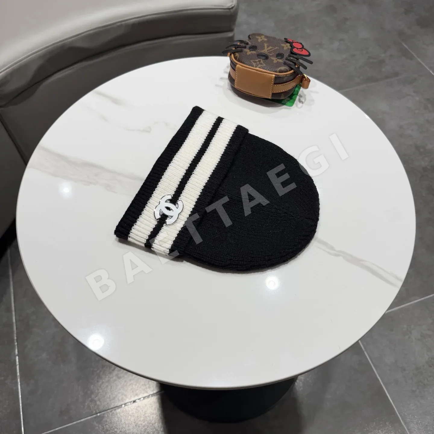 샤넬 니트 비니 모자 상세 이미지 8