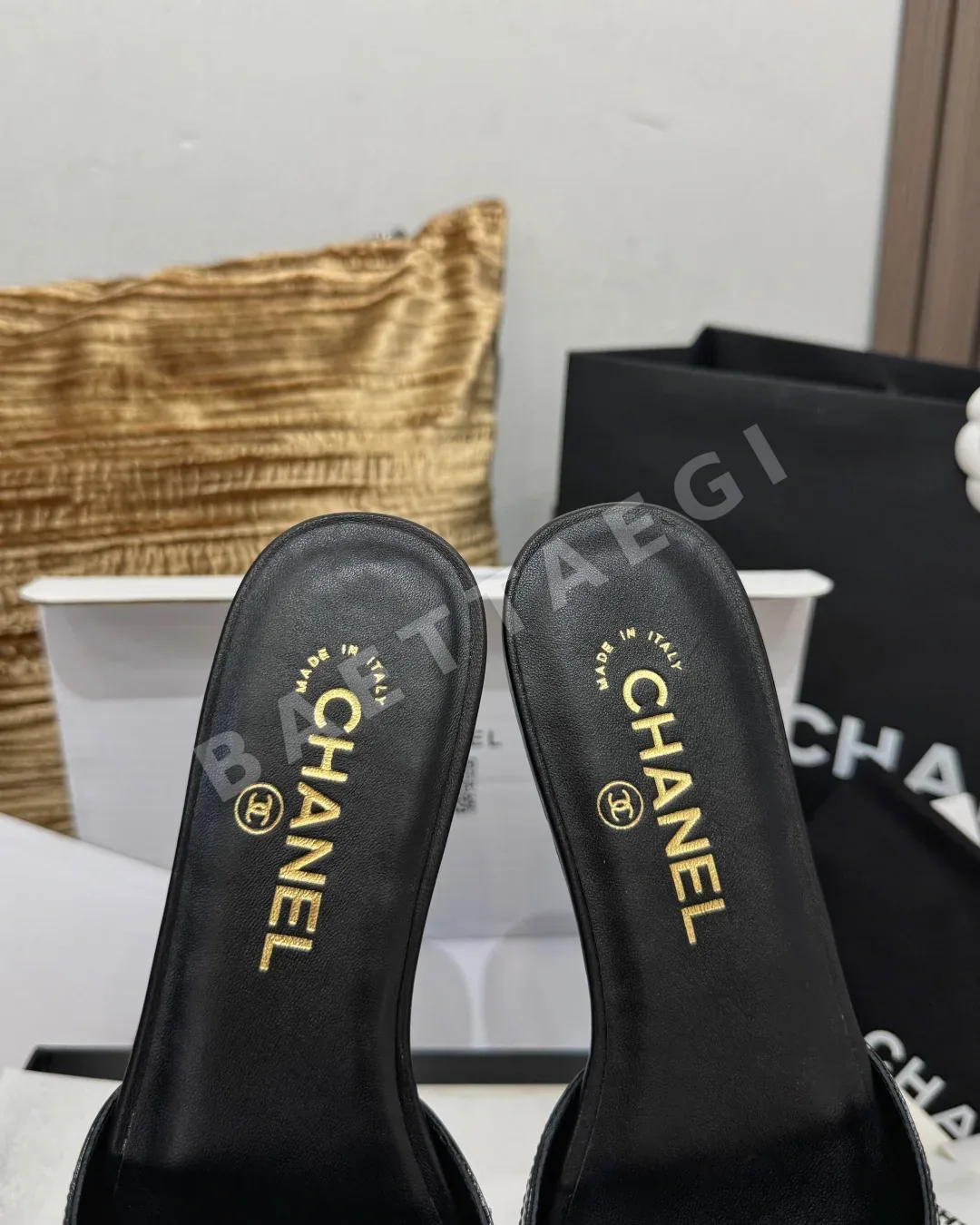 샤넬 더블 C 양가죽 샌들 상세 이미지 8