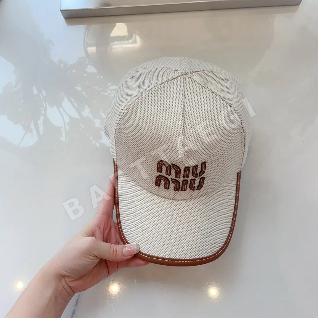 미우미우 캔버스 베이스볼 캡 상세 이미지 5
