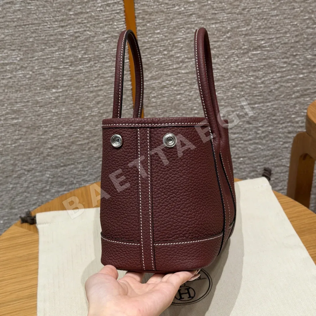 에르메스 가든파티 23 네고다 가죽 가방 상세 이미지 2