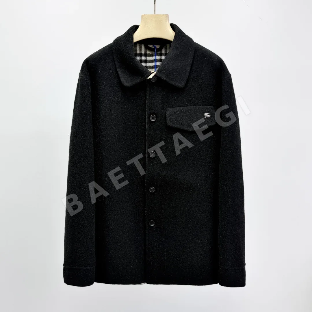 버버리 울 혼방 빈티지 체크 남성 자켓 53818