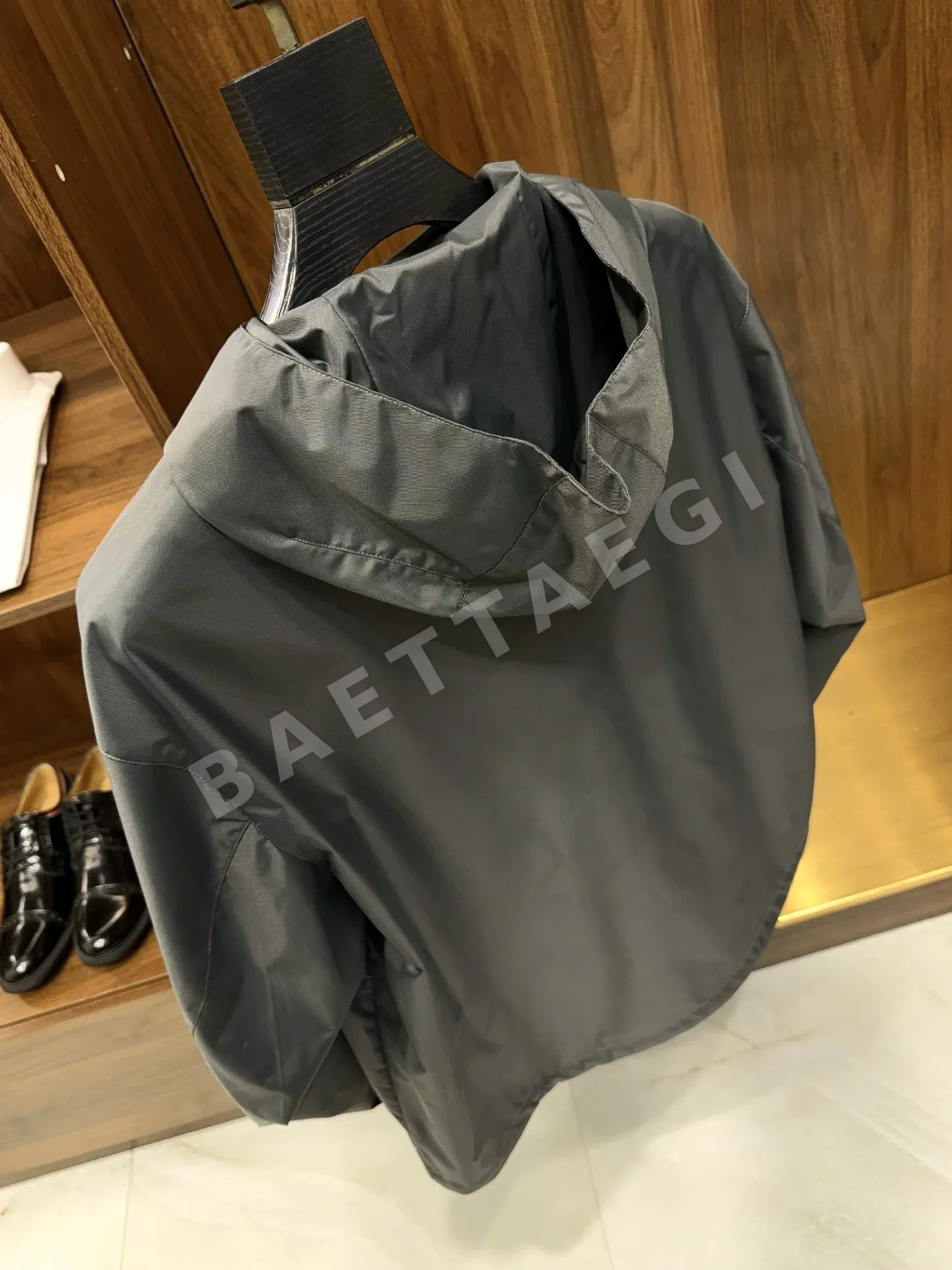 브리오니 패치워크 시프스킨 후드 짚업 자켓 상세 이미지 9