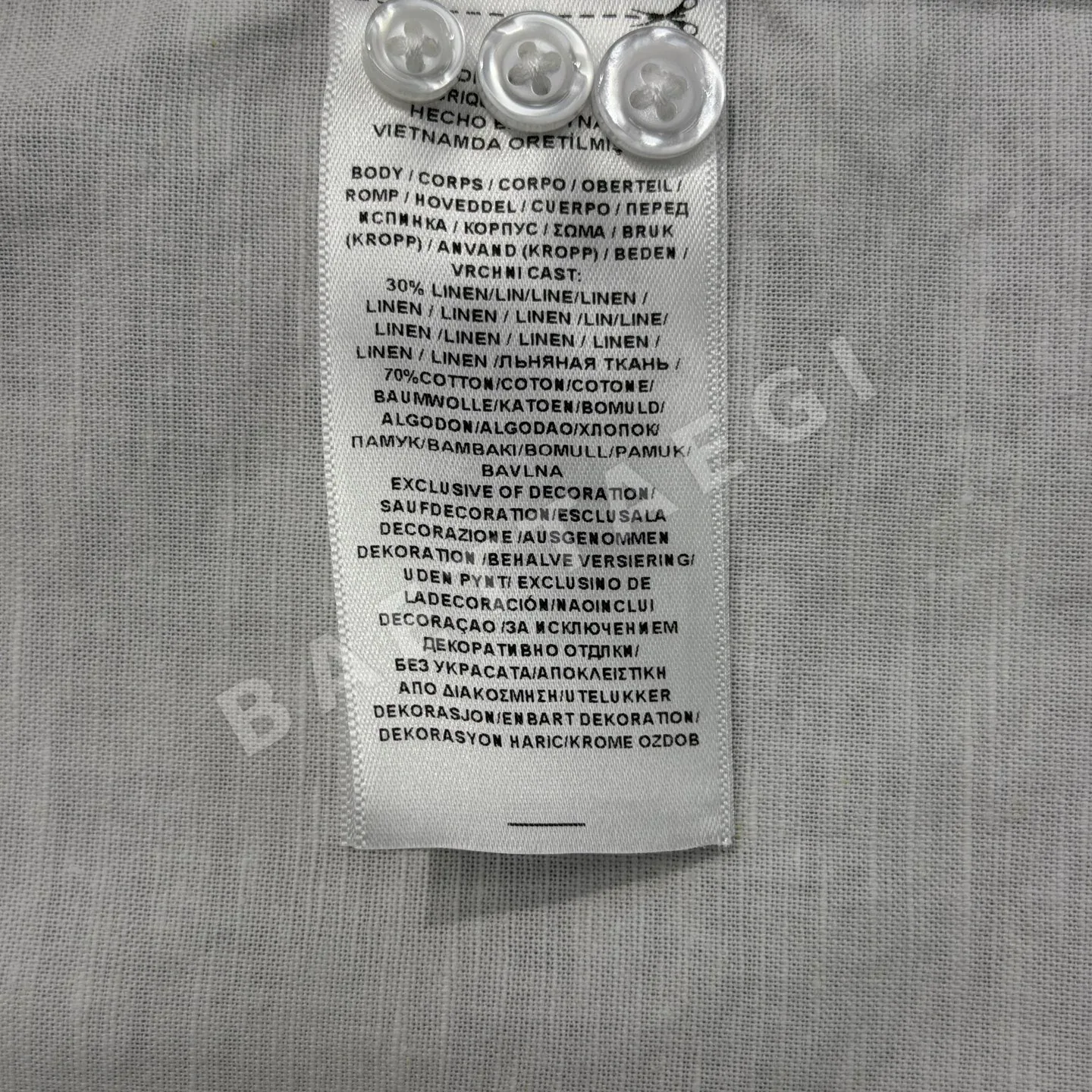 폴로 남성 면 긴팔 셔츠 상세 이미지 9