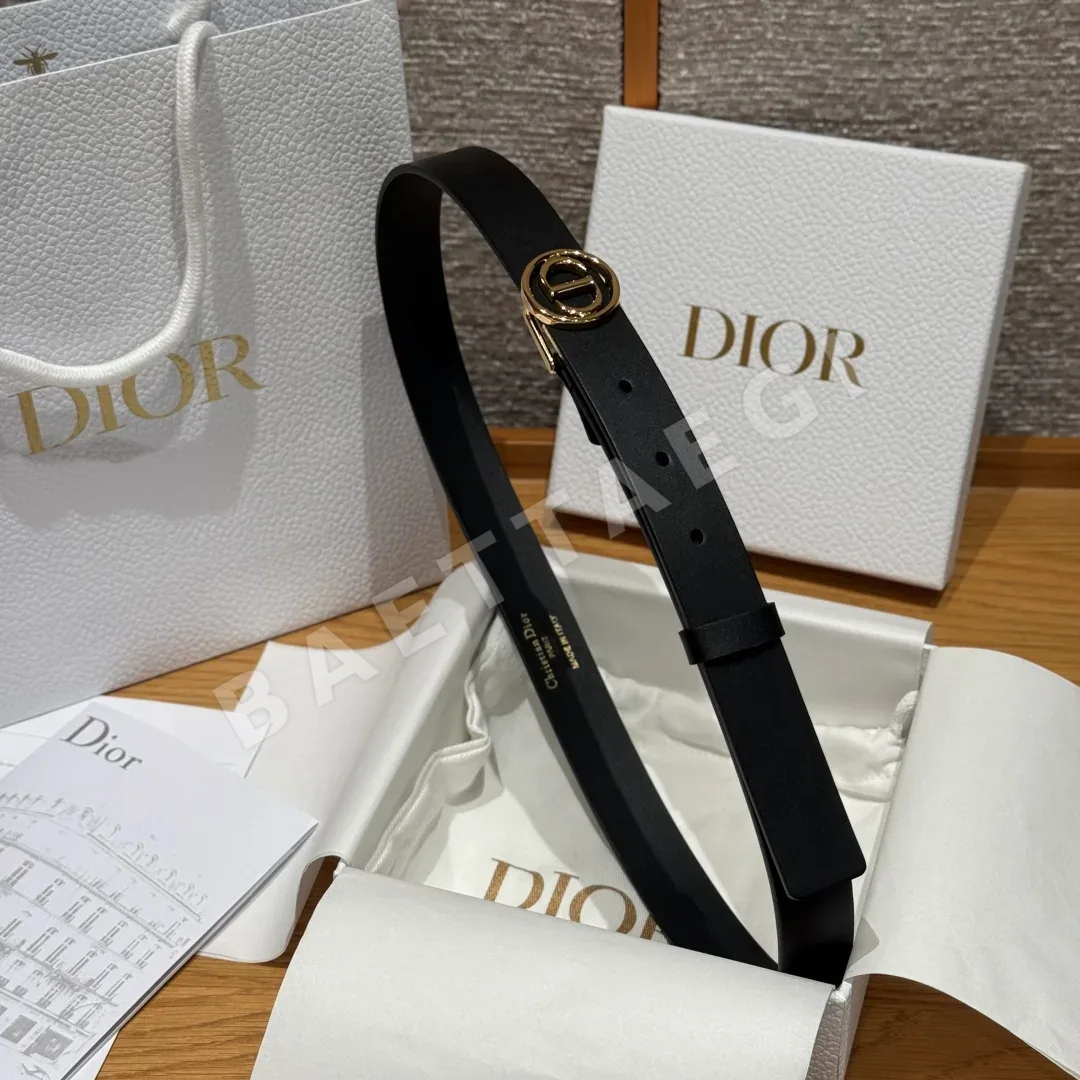 디올 소가죽 CD 버클 벨트 상세 이미지 4