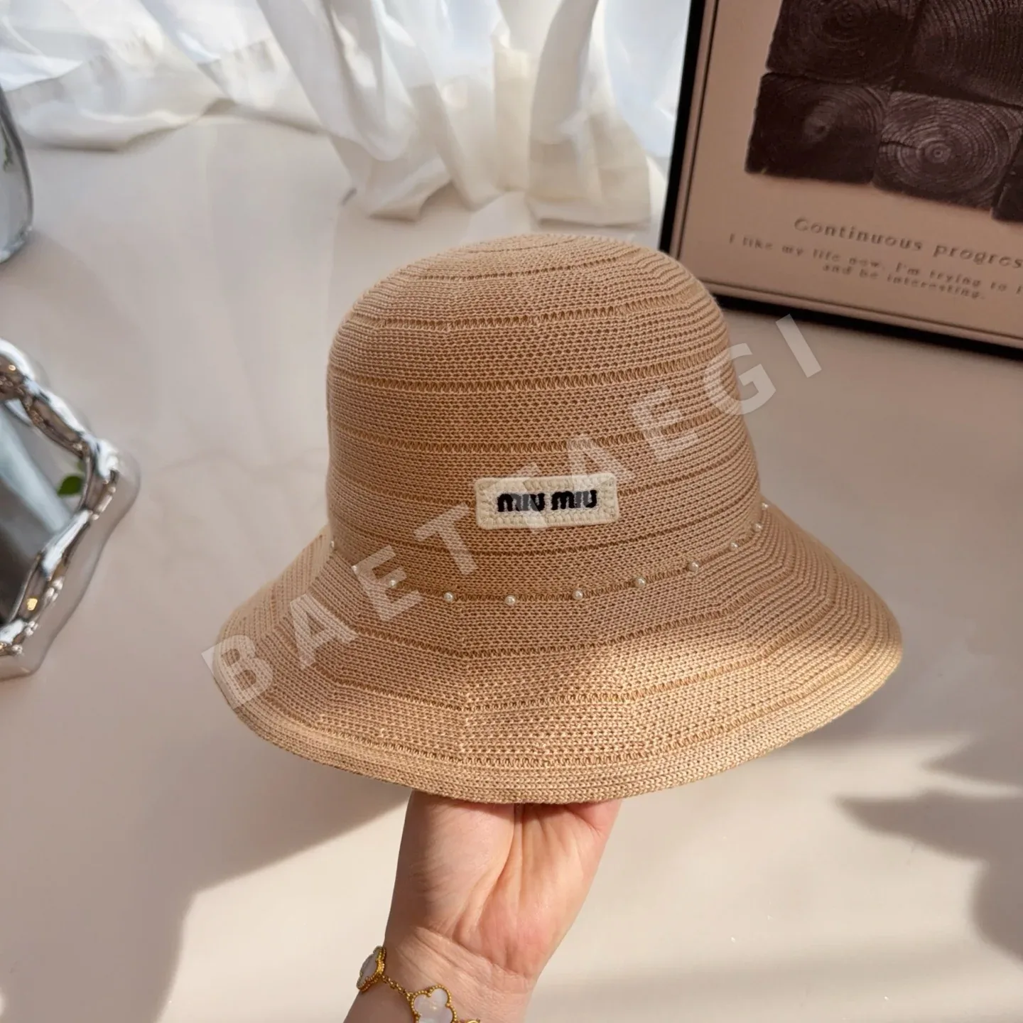 미우미우 모자 81257 Miu Miu Cap 상세 이미지 7