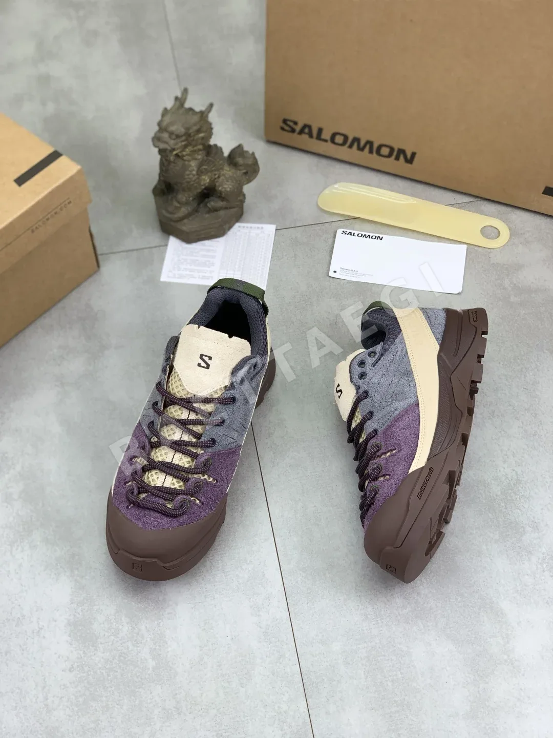 살로몬 XT-4 메시 스웨이드 머플러 여성 남성 신발 상세 이미지 3