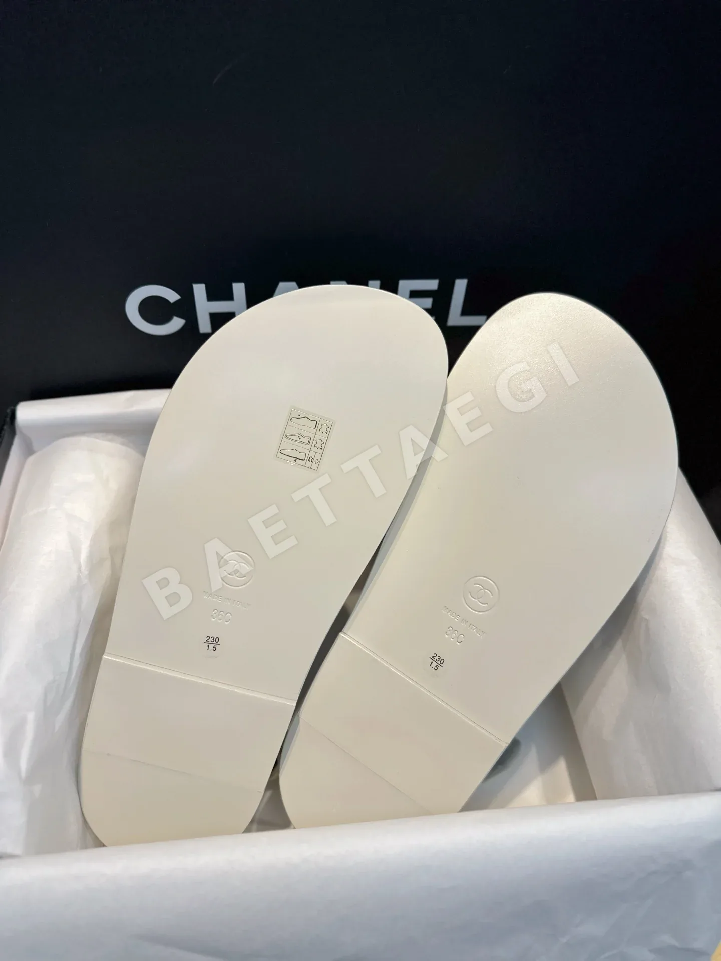 샤넬 라인스톤 벨크로 비치 슈즈 3272 상세 이미지 9