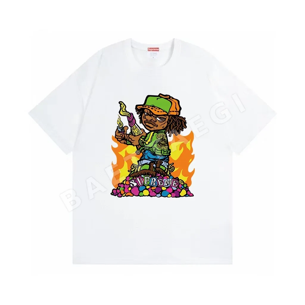 슈프림 Molotov Kid 남성 반팔 티셔츠 상세 이미지 2