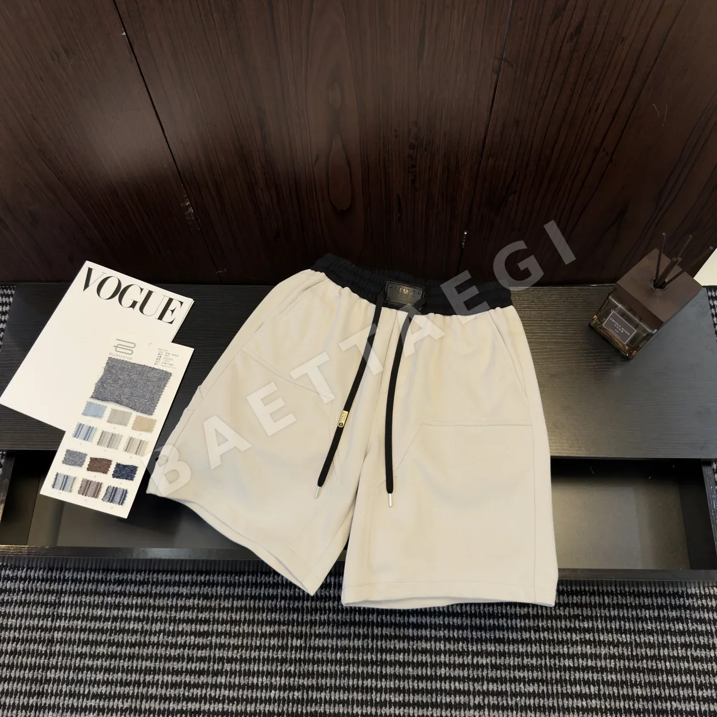 마르지엘라 포 코너 로고 남성 반바지 상세 이미지 6