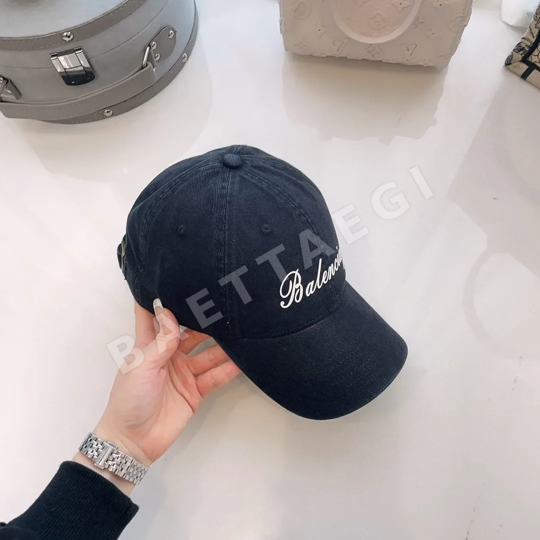 발렌시아가 워시드 코튼 베이스볼 캡 상세 이미지 6