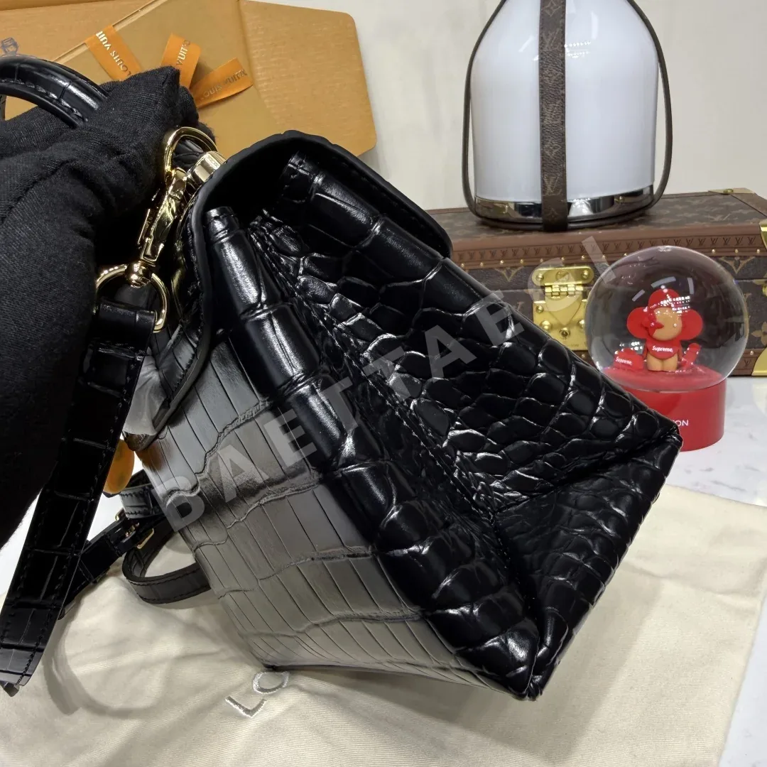 루이비통 버드케이지 악어 엠보싱 미니 핸드백 N84714 상세 이미지 6