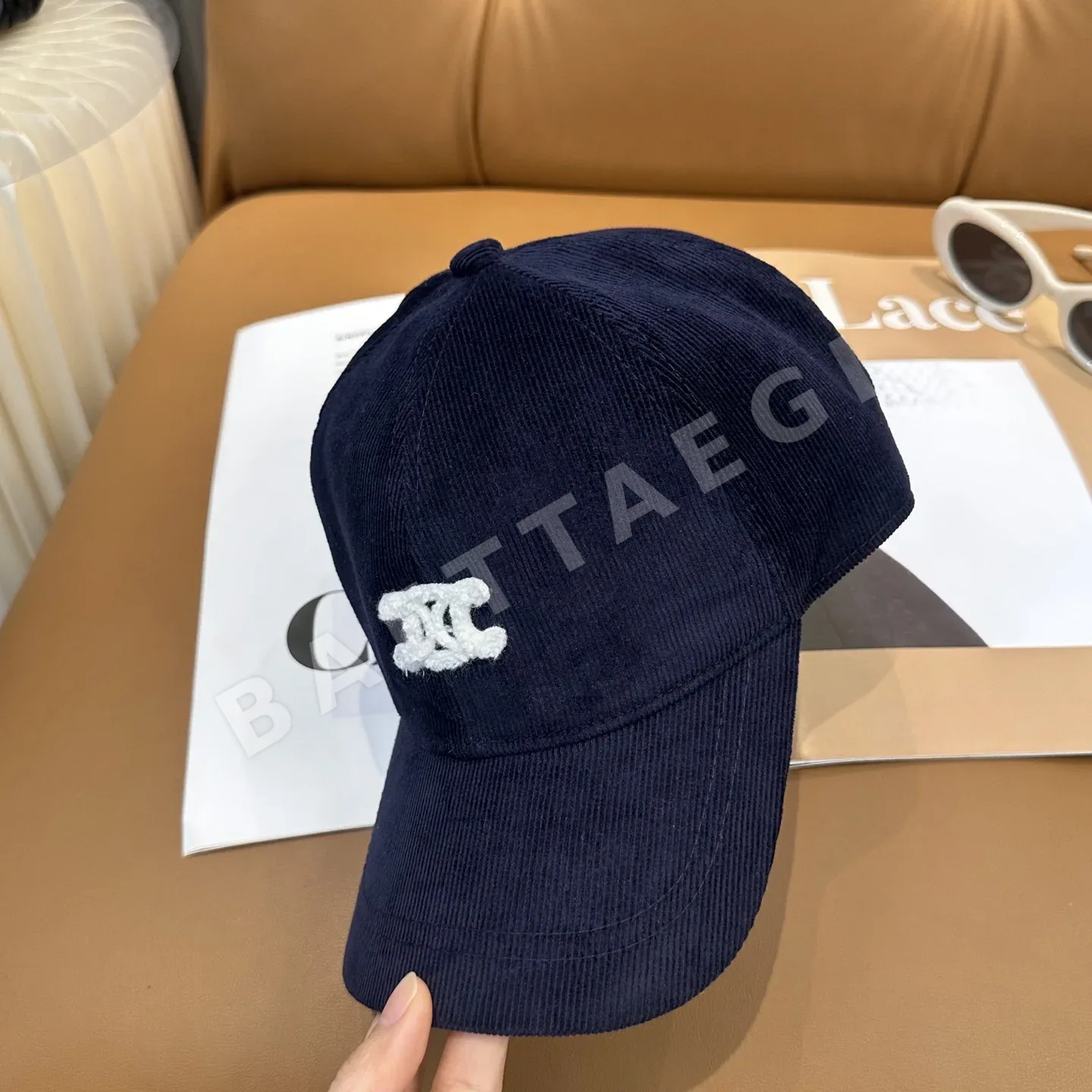 셀린느 코듀로이 자수 야구모자 상세 이미지 7