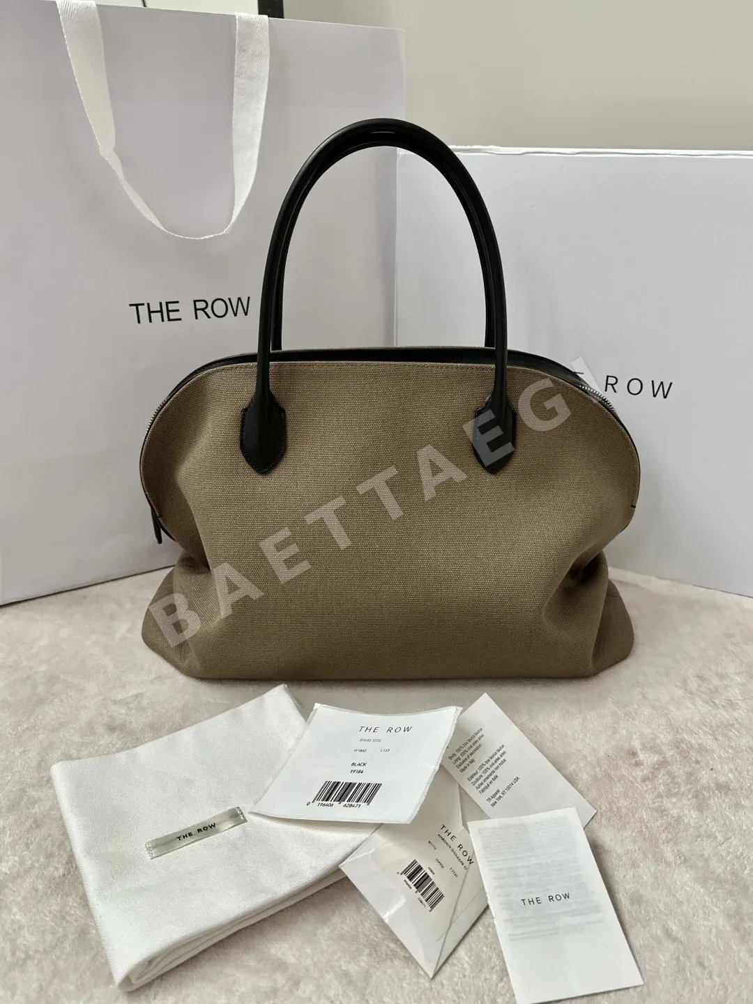 더로우 아그네스 캔버스 레더 볼링 가방 8835L